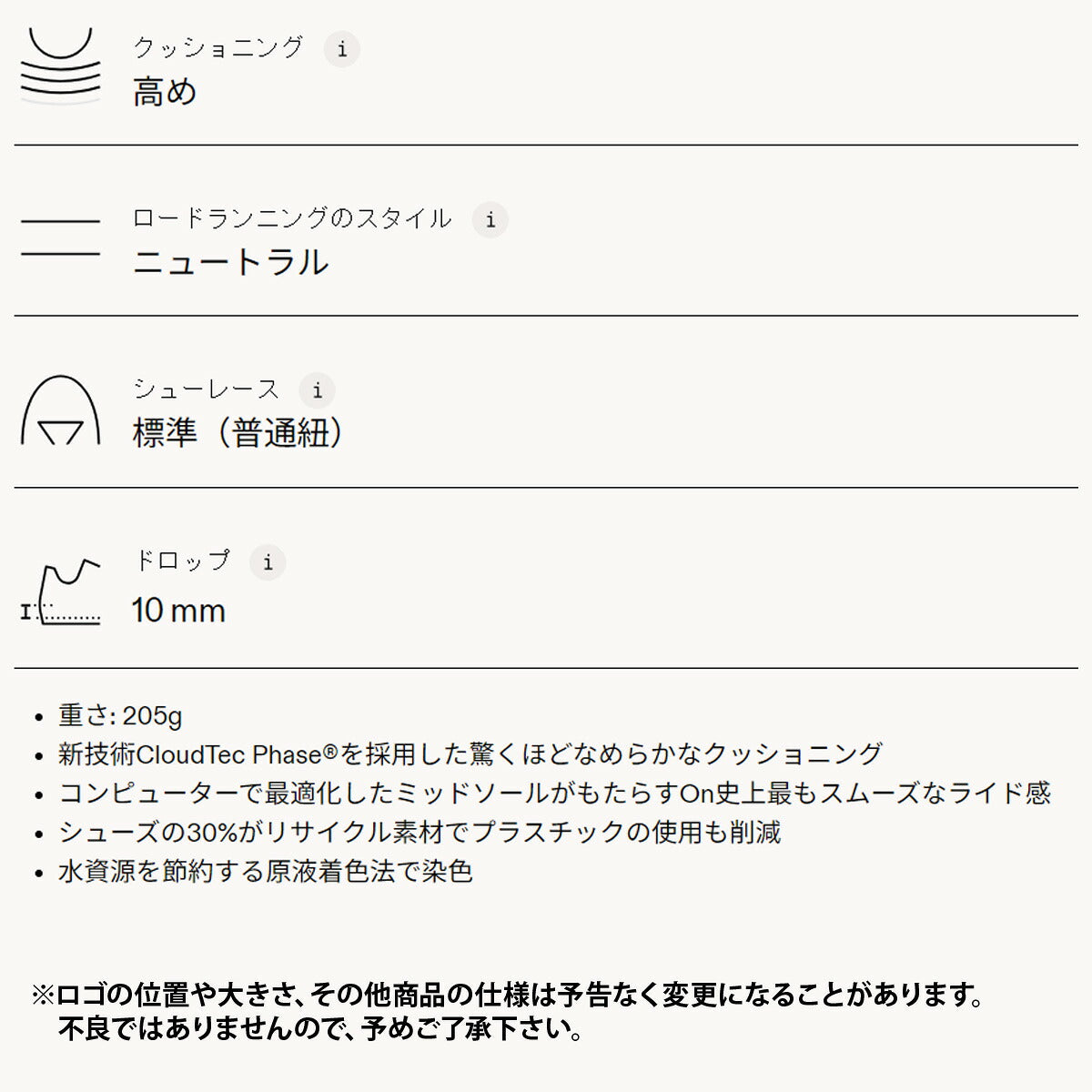 オン シューズ レディース Cloudsurfer クラウドサーファー ベージュ ブラック ホワイト SURFERW