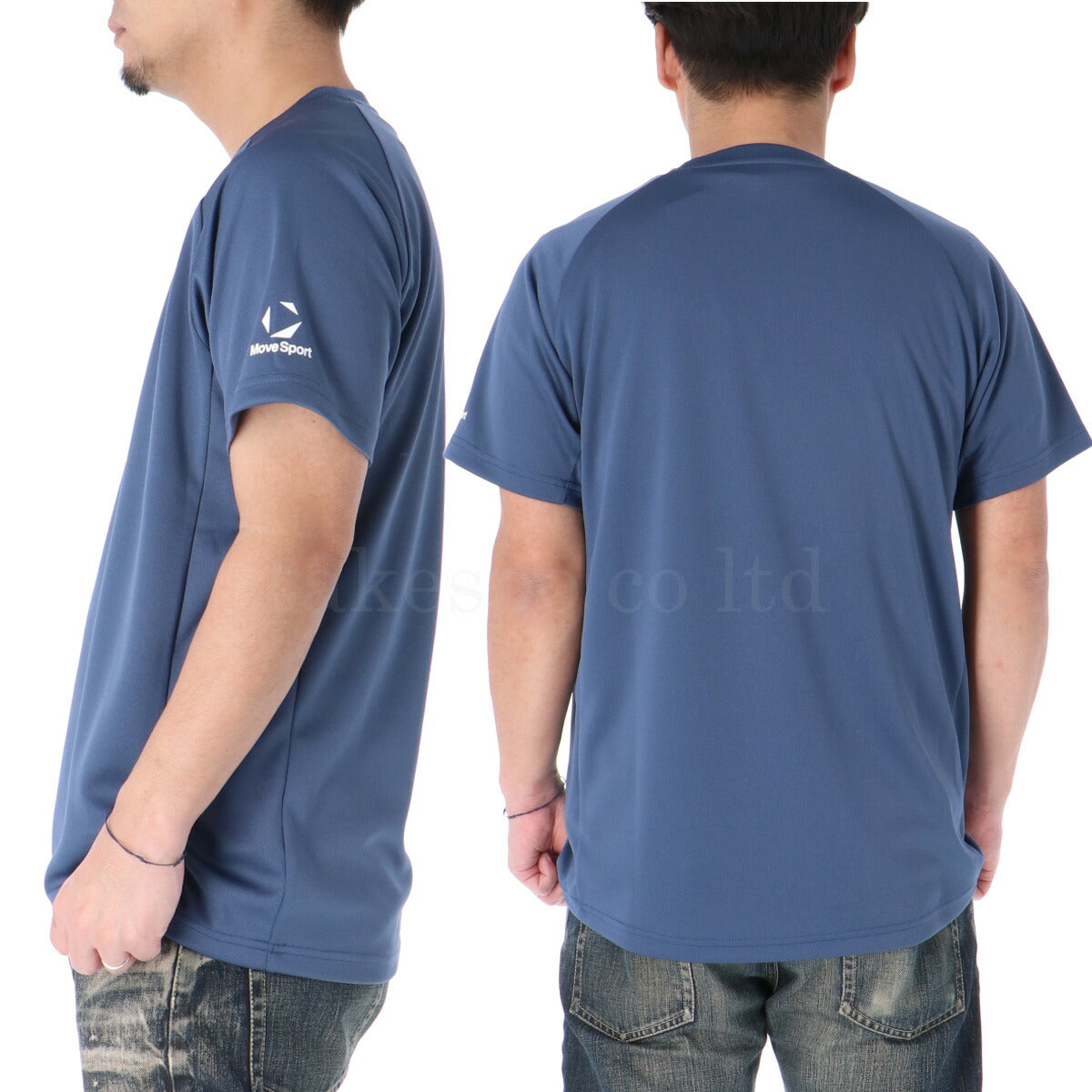 ムーブスポーツ デサント Tシャツ メンズ 半袖プラクティスシャツ ブルー グリーン レッド SV6SHT05U