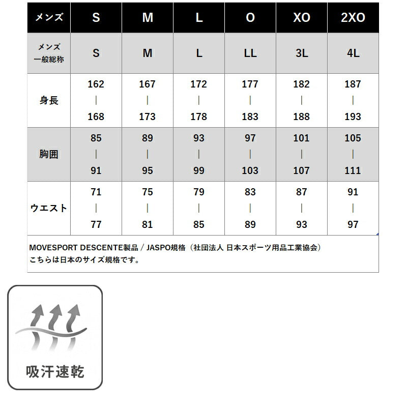 ムーブスポーツ デサント Tシャツ メンズ 半袖プラクティスシャツ ブルー グリーン レッド SV6SHT05U