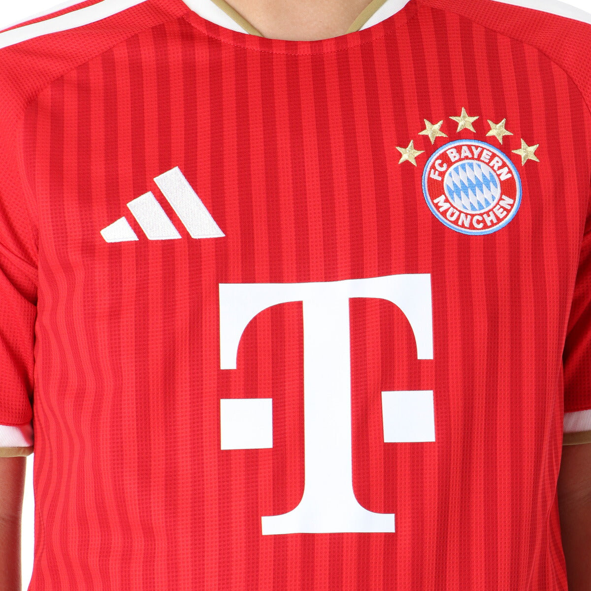 アディダス FCバイエルン ホーム レプリカユニフォーム メンズ ブランド adidas ミュンヘン サッカー ドイツ ブンデスリーガ 半袖 吸汗 速乾 吸水 ドライ 3ストライプス スリーストライプス SV752 レッド