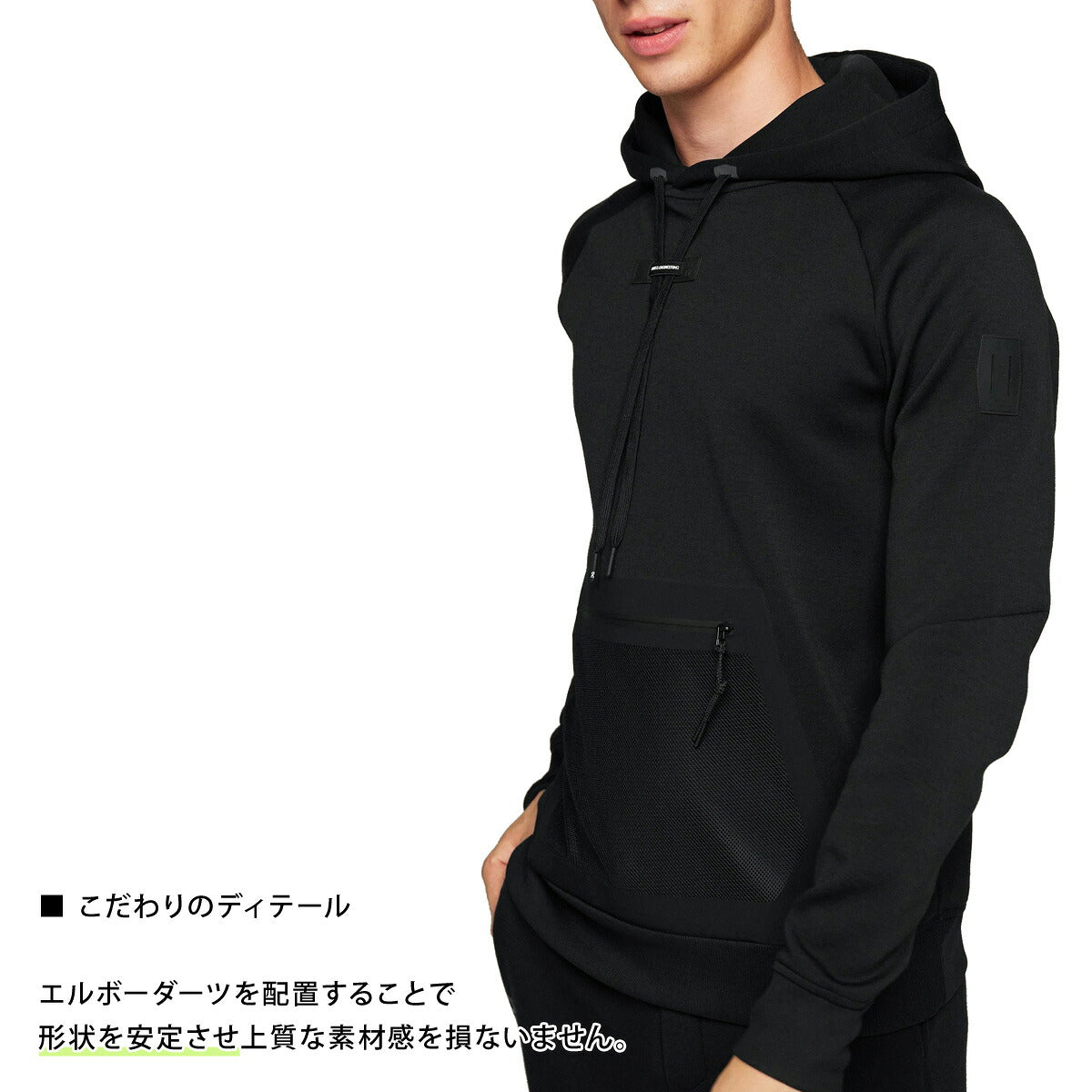 オン スウェットパーカー メンズ Hoodie フーディ ブラック グレー SWEAT1M