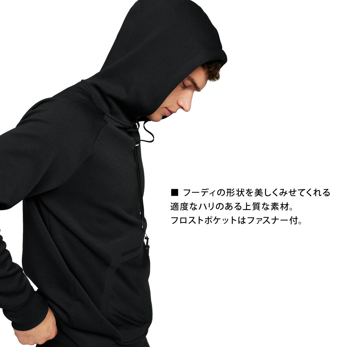 オン スウェットパーカー メンズ Hoodie フーディ ブラック グレー SWEAT1M