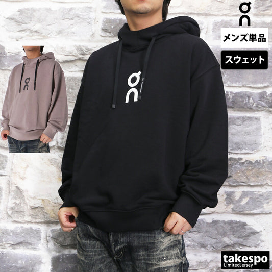オン スウェットパーカー メンズ Club Hoodie ブラック ブラウン SWEAT2M