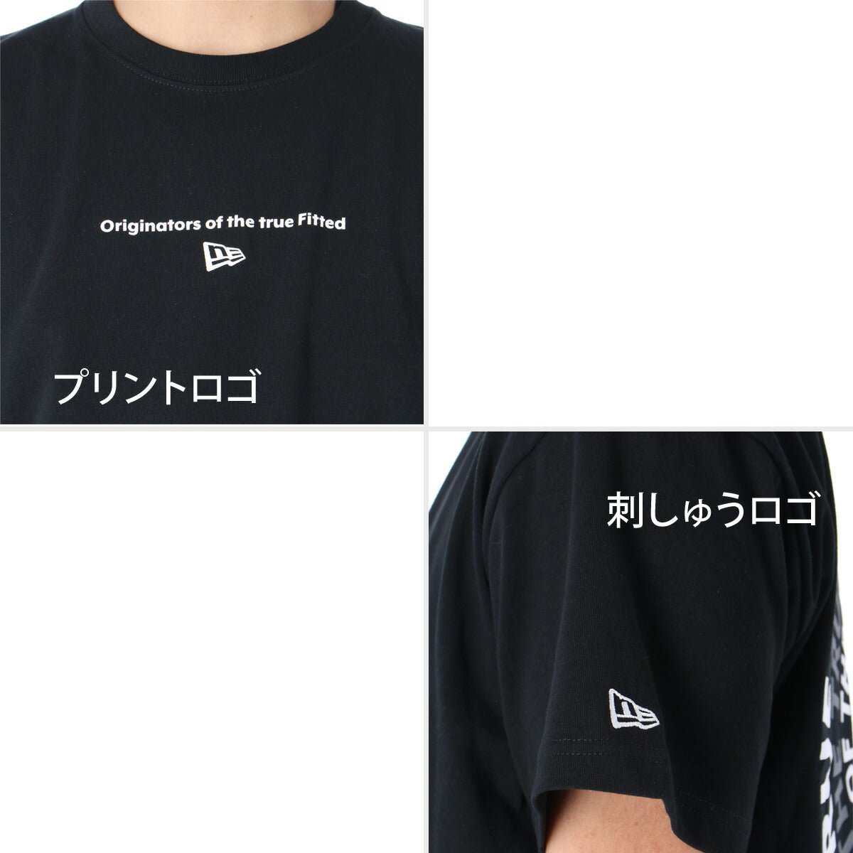 ニューエラ 半袖 サークルロゴ Tシャツ メンズ ブランド NEW ERA バックプリント付き コットン100 綿100 黒 白 クルーネック ヘビーウェイト 14856718T 新作 大きいサイズ 有 スポーツウェア トレーニングウェア - 【公式】限定ジャージのタケスポ（Limited jersey takespo）
