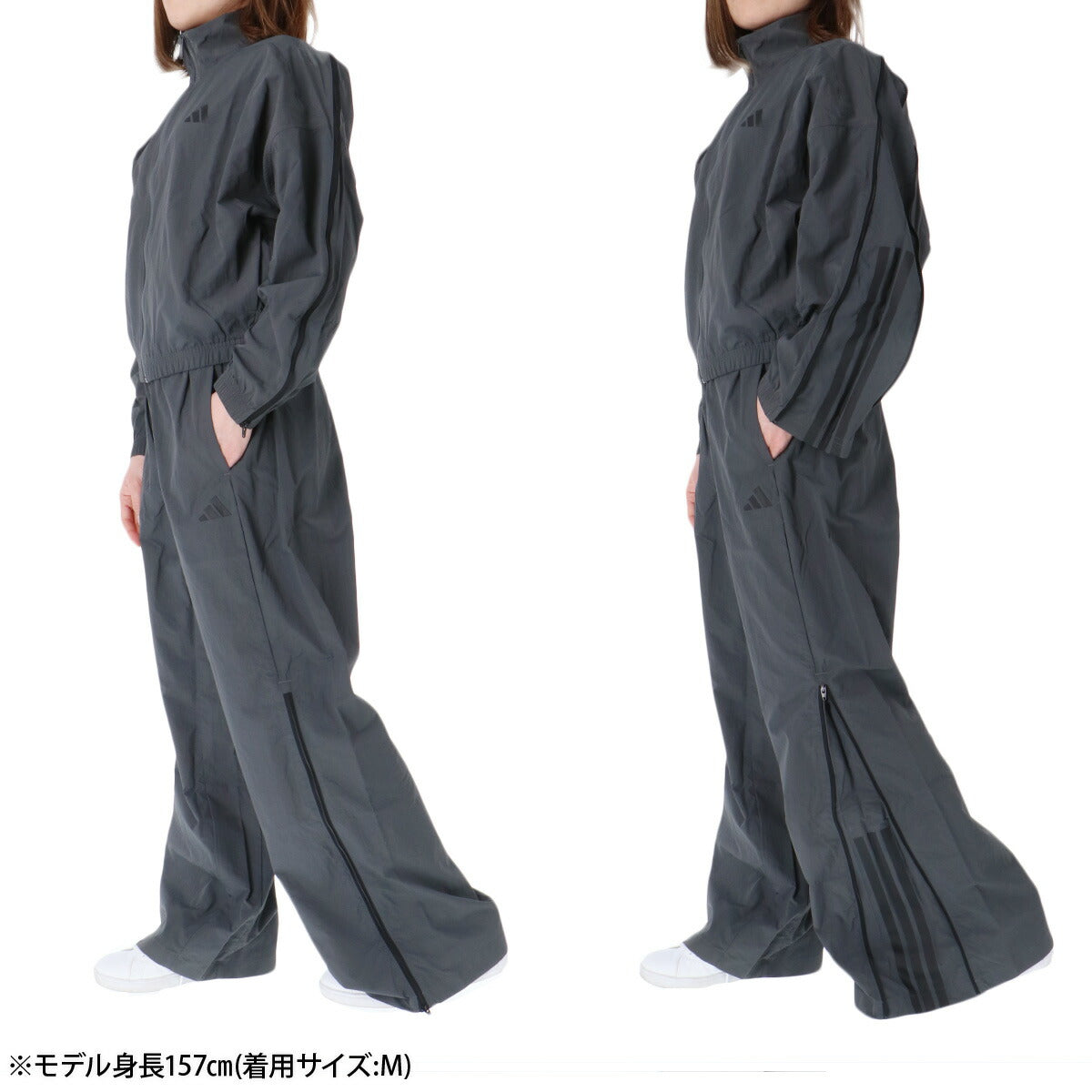 アディダス レディース ウインドブレーカー上下 adidas アパレル 上下 TC882/TV129