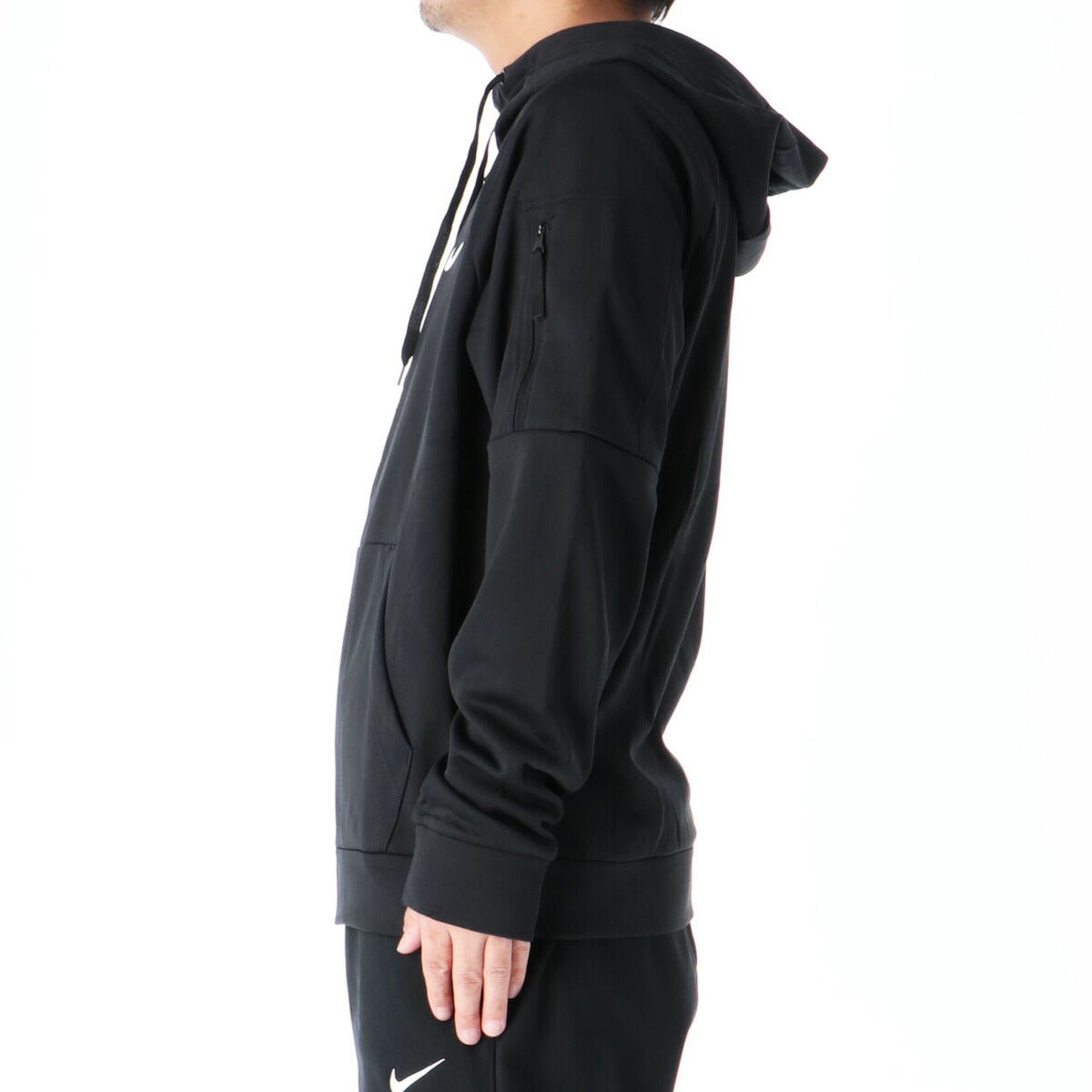 ナイキ Therma - FIT スウェット 上下 セットアップ メンズ ブランド NIKE フード付き 裏起毛 フリース フルジップ テーパードパンツ フーディ ワンポイント DQ4831 010 黒 ブラック 新作 上下セット 大きいサイズ 有 スポーツウェア トレーニングウェア スポーツ おしゃれ - 【公式】限定ジャージのタケスポ（Limited jersey takespo）