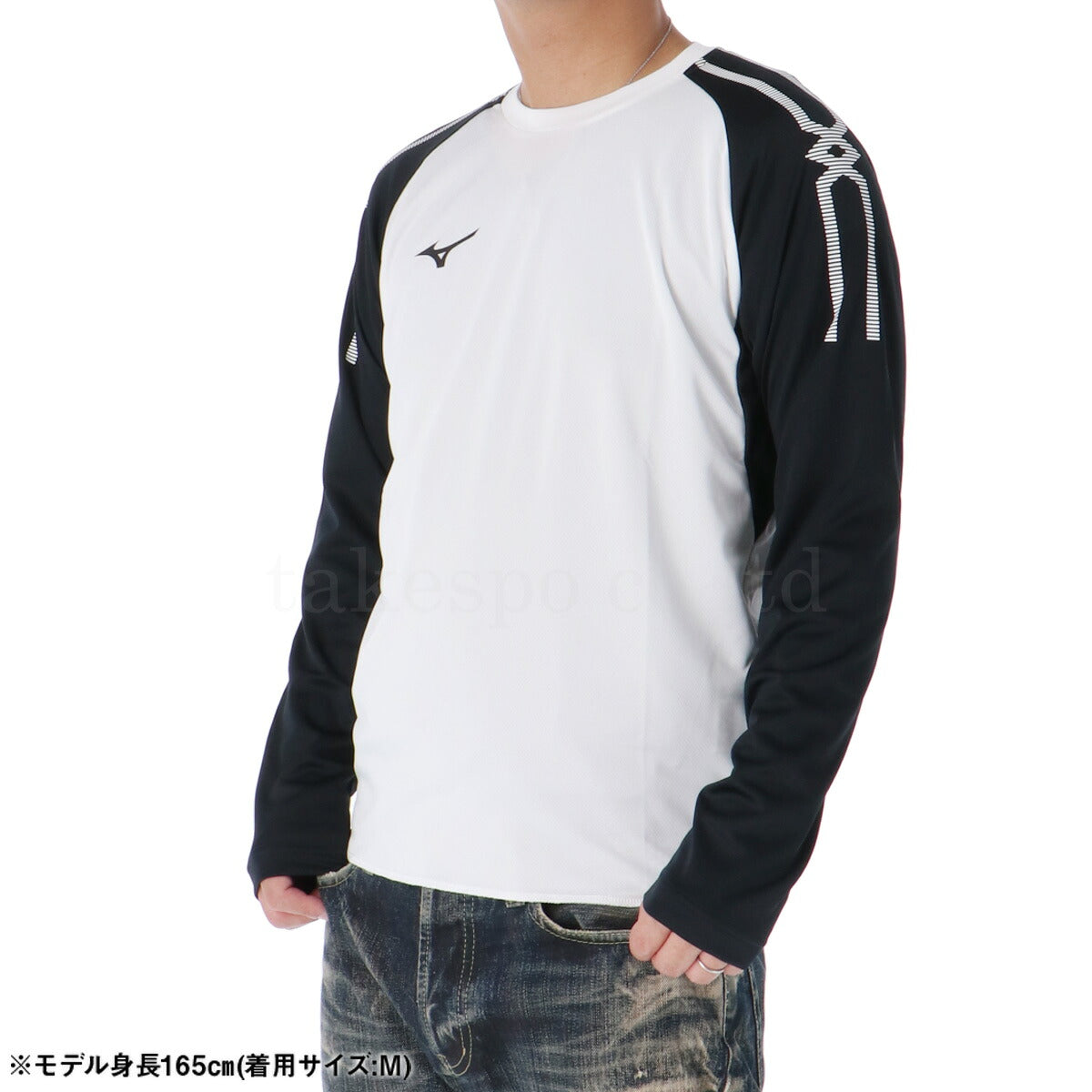 ミズノ Tシャツ メンズ MCライン ホワイト U2MAB550