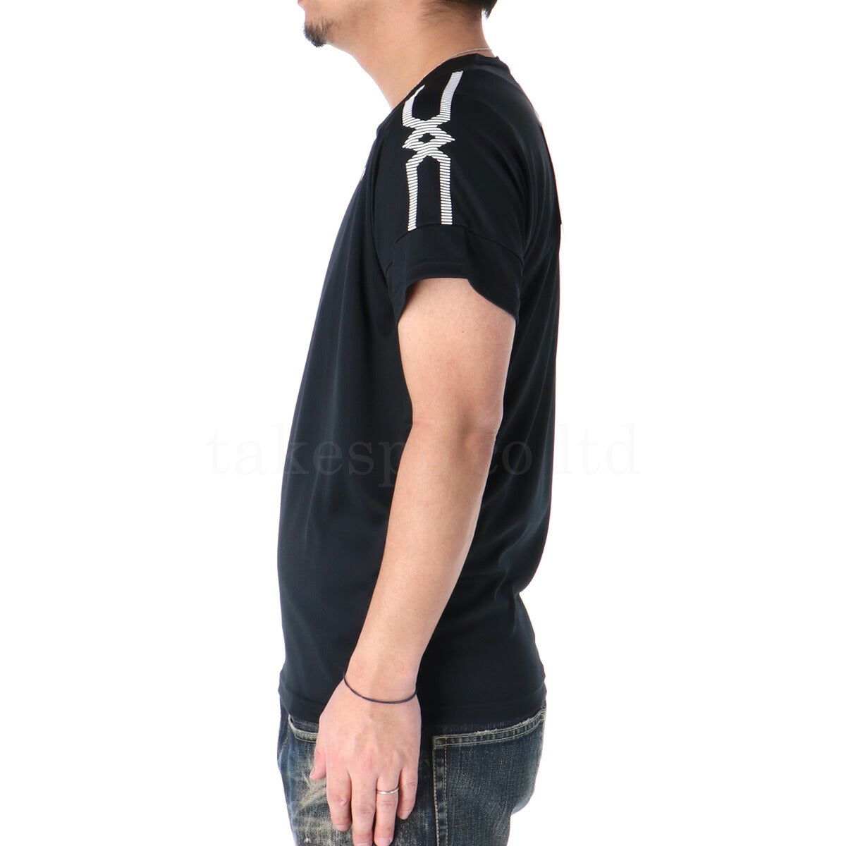 ミズノ Tシャツ メンズ MCライン ホワイト ブラック ネイビー U2MACA01