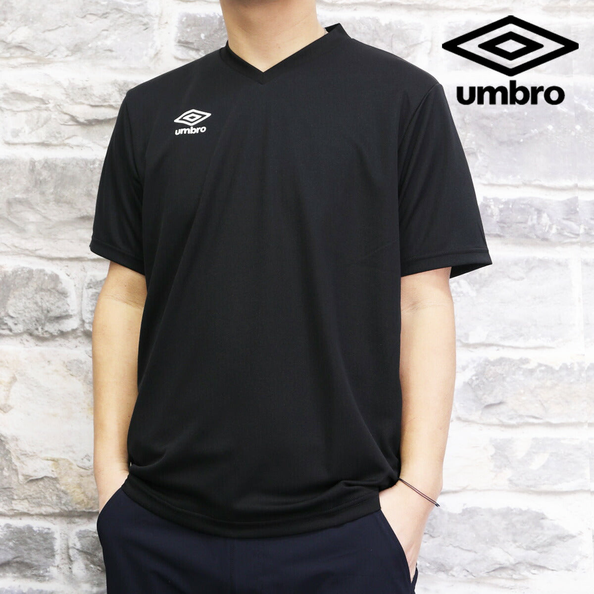 アンブロ Tシャツ メンズ ゲームシャツ ブラック ブルー レッド ネイビー ホワイト イエロー UAS6307