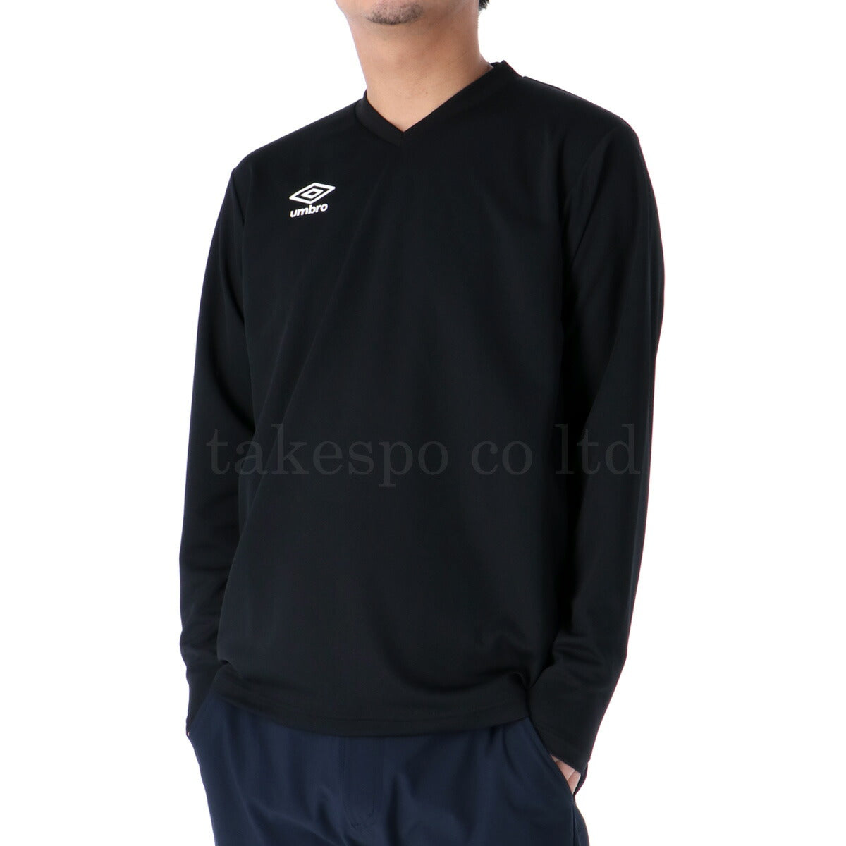 アンブロ Tシャツ メンズ ブラック ブルー レッド ネイビー ホワイト UAS6307L