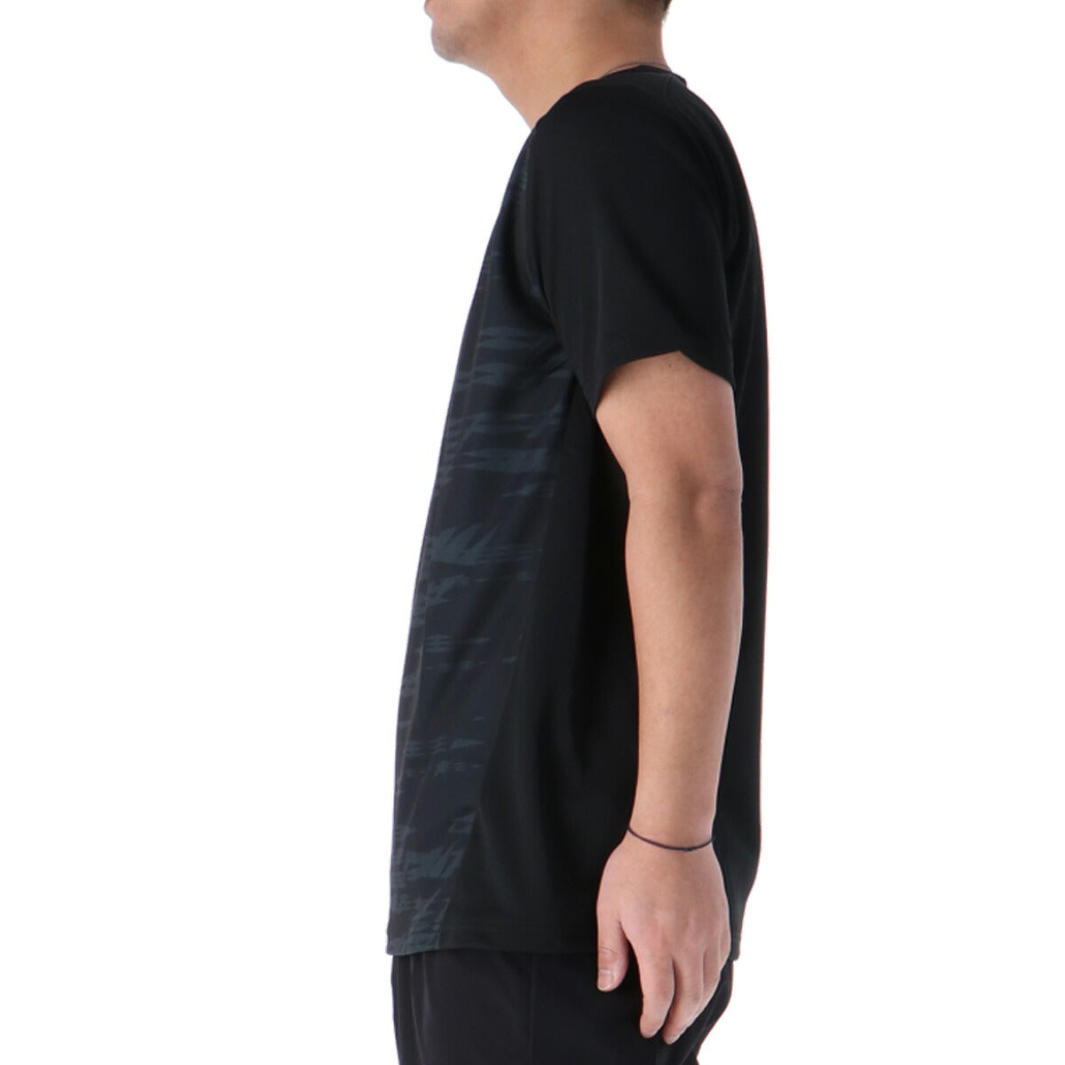 アンブロ ゲームシャツ(グラフィック) ストレッチウーブンパンツ Tシャツ ハーフパンツ 上下 セットアップ メンズ ブランド umbro サッカー フットサル 半袖 吸汗 速乾 UVカット UAS6310 ブラック 上下セット