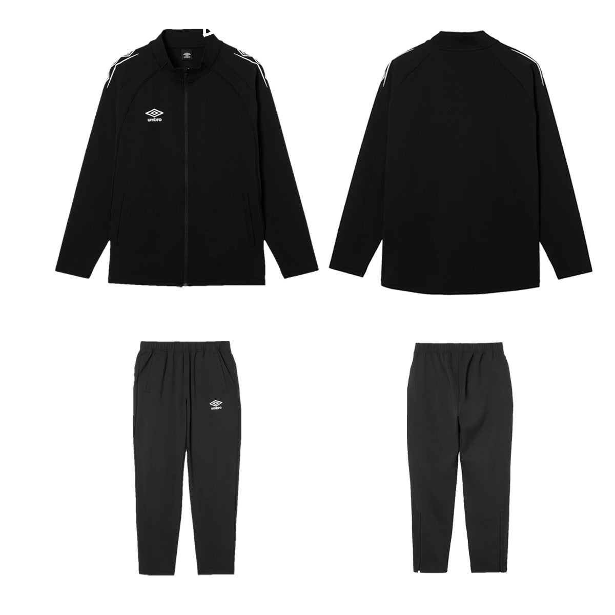 アンブロ ジャージ上下 チーム ジャージ 上下 セットアップ ジュニア ブランド umbro 吸汗 速乾 吸水 ドライ ストレッチ 黒 UF6SJG01JA ブラック ネイビー レッド ブルー 上下セット 男 女の子 キッズ