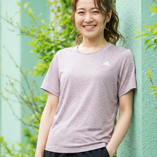 アディダス Tシャツ レディース ピンク UG457