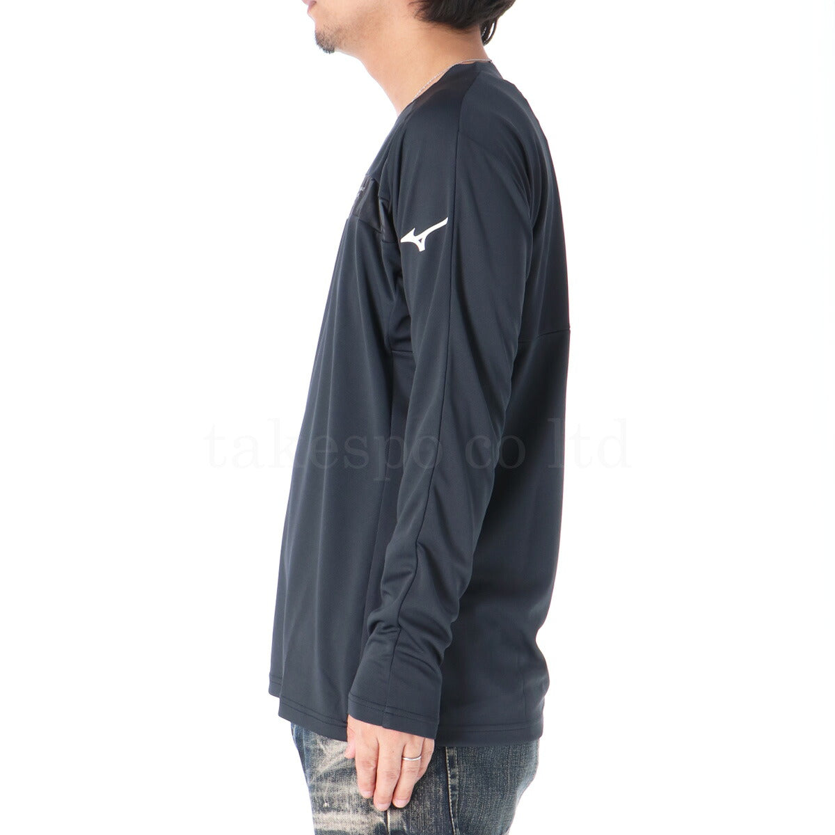 ミズノ Tシャツ メンズ N-XT ホワイト ブラック ネイビー V2MAB512