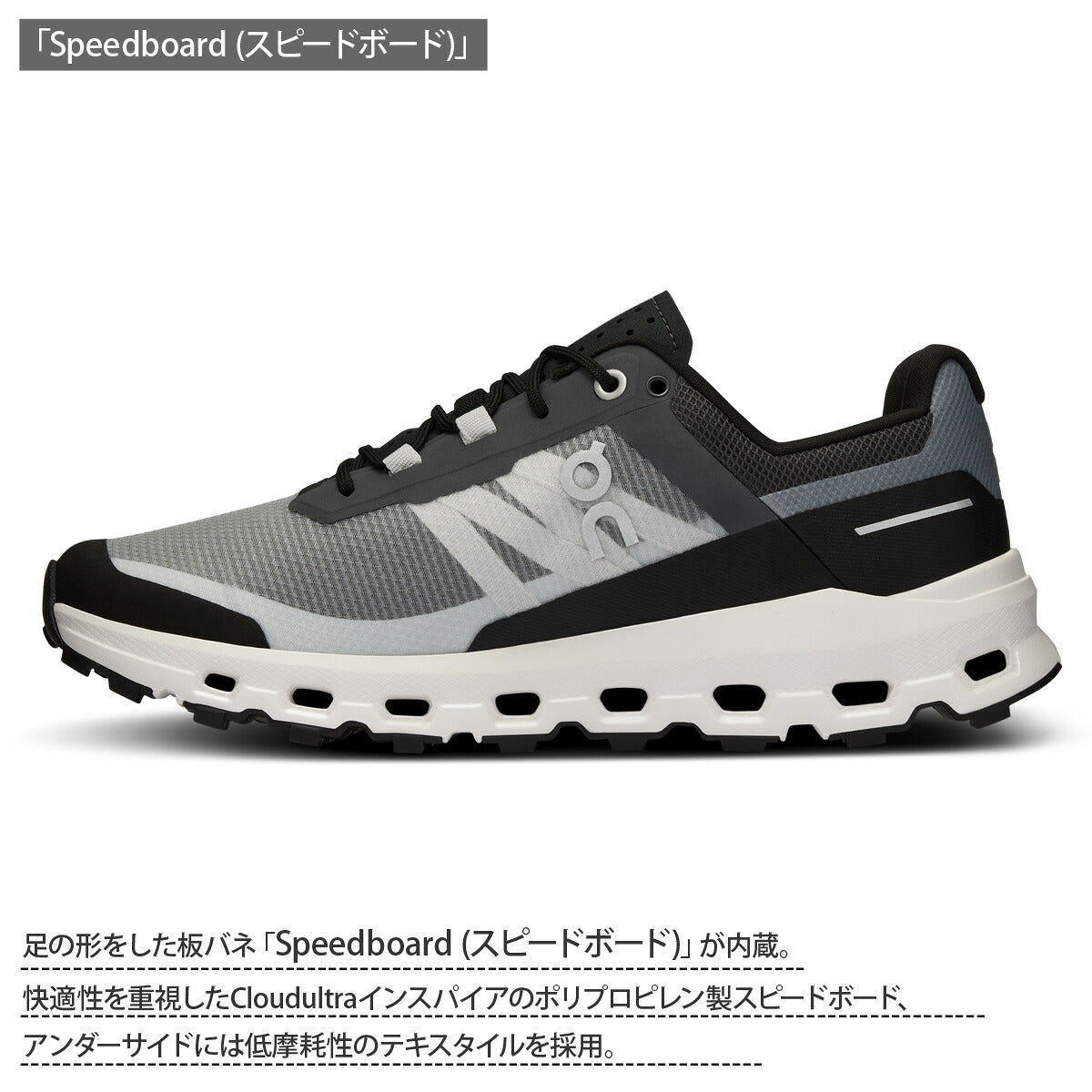 オン シューズ レディース Cloudvista クラウドビスタ ブラック グレー ベージュ ネイビー VISTAW