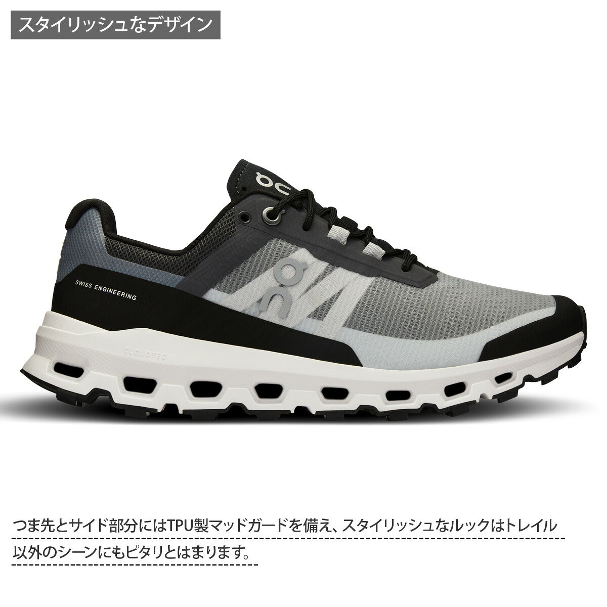 オン シューズ レディース Cloudvista クラウドビスタ ブラック グレー ベージュ ネイビー VISTAW