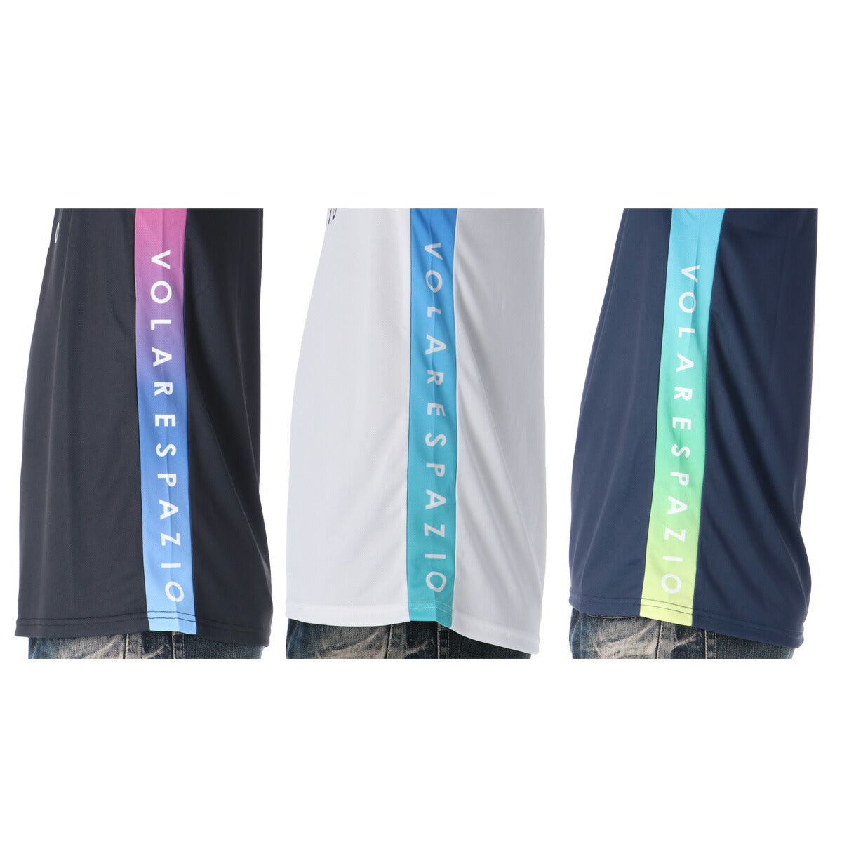 スパッツィオ Tシャツ メンズ ブラック ホワイト ネイビー VS0011