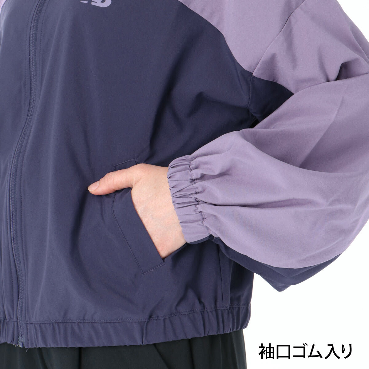ニューバランス ウインドジャケット レディース ブランド newbalance はっ水 撥水 ゆったり キレイめ フード付き フーディ WJ6129DF パープル 新作 かわいい 大きいサイズ 有 トップス ウォーキング ウェア