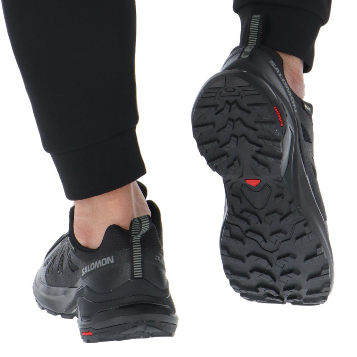 サロモン Xアドベンチャー ゴアテックス シューズ メンズ ブランド 登山靴 アウトドアシューズ トレッキング 山登り 登山 スニーカー Salomon 防水 透湿 黒 XADVGTXM ブラック 大きいサイズ 有 スポーツ