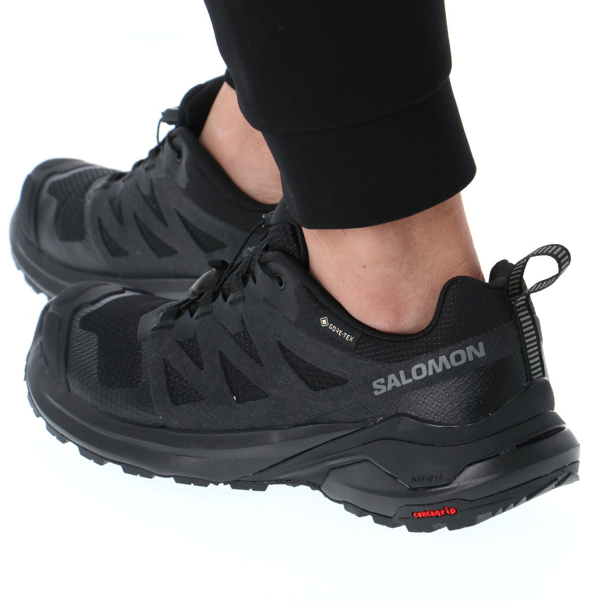 サロモン Xアドベンチャー ゴアテックス シューズ メンズ ブランド 登山靴 アウトドアシューズ トレッキング 山登り 登山 スニーカー Salomon 防水 透湿 黒 XADVGTXM ブラック 大きいサイズ 有 スポーツ