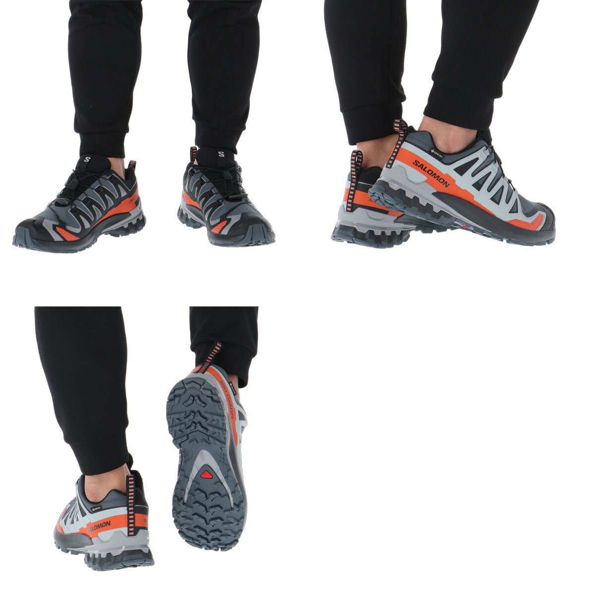 サロモン XA PRO 3D V9 GORE-TEX ゴアテックス シューズ メンズ ブランド トレイルランニング アウトドアシューズ トレラン ランニング 登山 スニーカー 山登り Salomon 防水 黒 XAPRO3DV9M ブラック グリーン