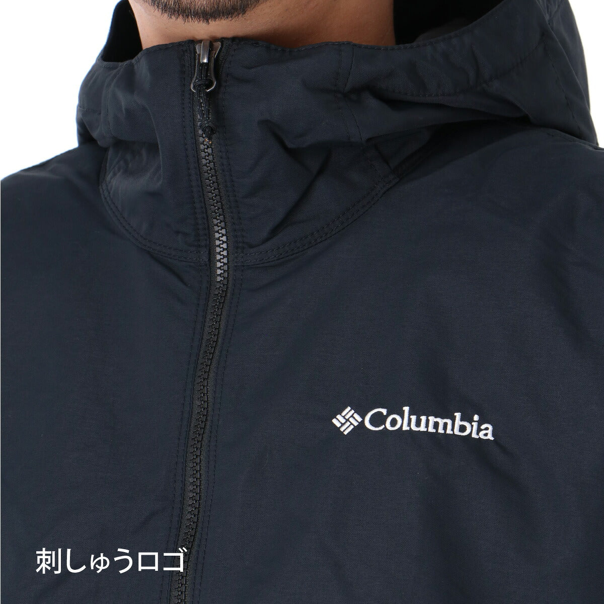 コロンビア レイクパウエル 2 ウインドジャケット メンズ ブランド Columbia フード付き フーディ アウター はっ水 撥水 熱反射保温 アウトドア カジュアル 黒 XE8964 ブラック ブラウン グリーン 大きいサイズ 有