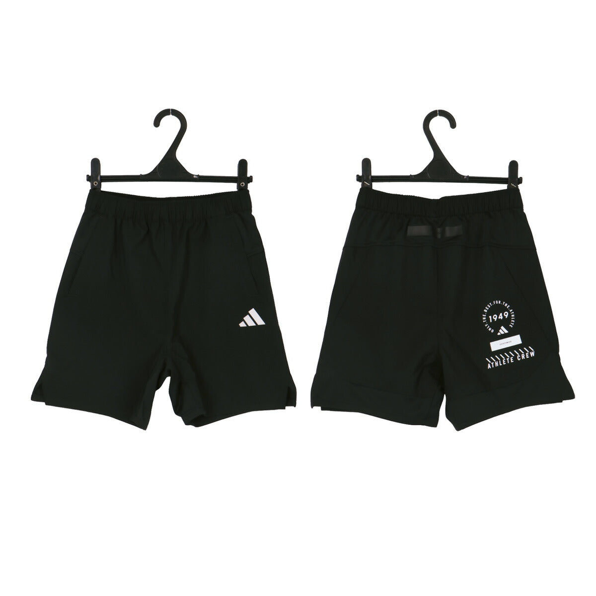 アディダス Tシャツ ハーフパンツ 上下 ジュニア ブラック オレンジ ZB894